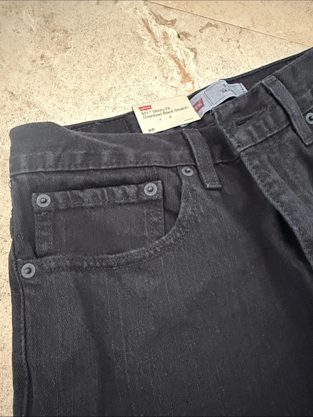 NWT Levi's 511 Skinny Fit Jeans in Black